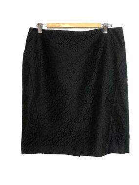 The Limited Black Lace Pencil Skirt, size 12